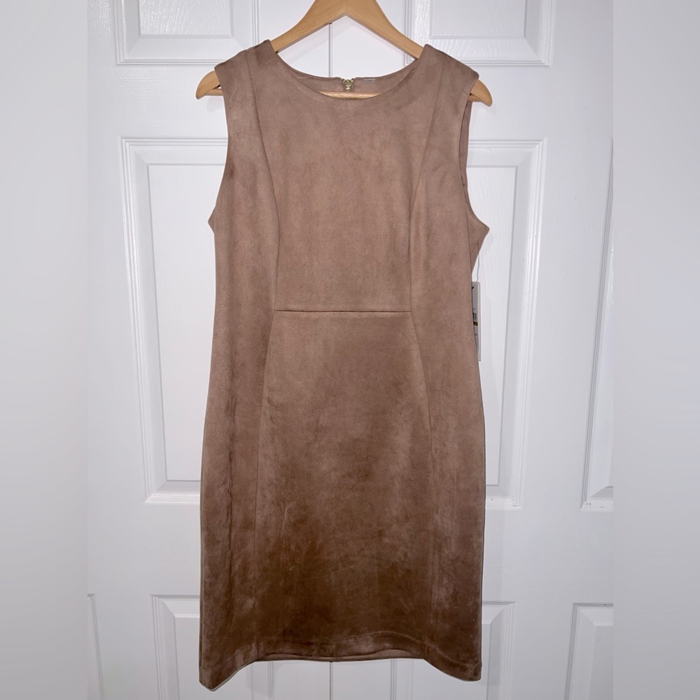 Calvin Klein Suede Dress
